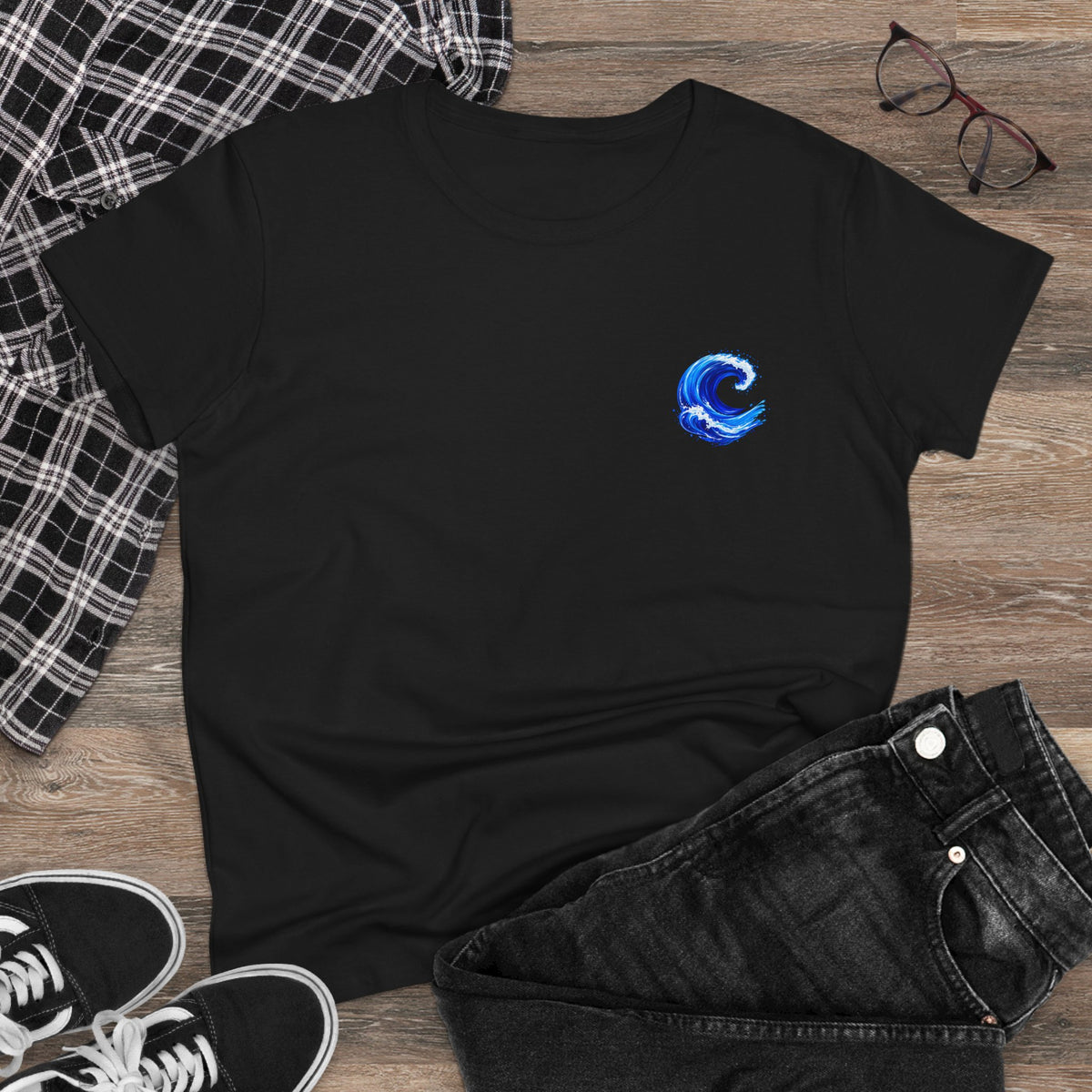 Blue Wave Women's Crew Neck