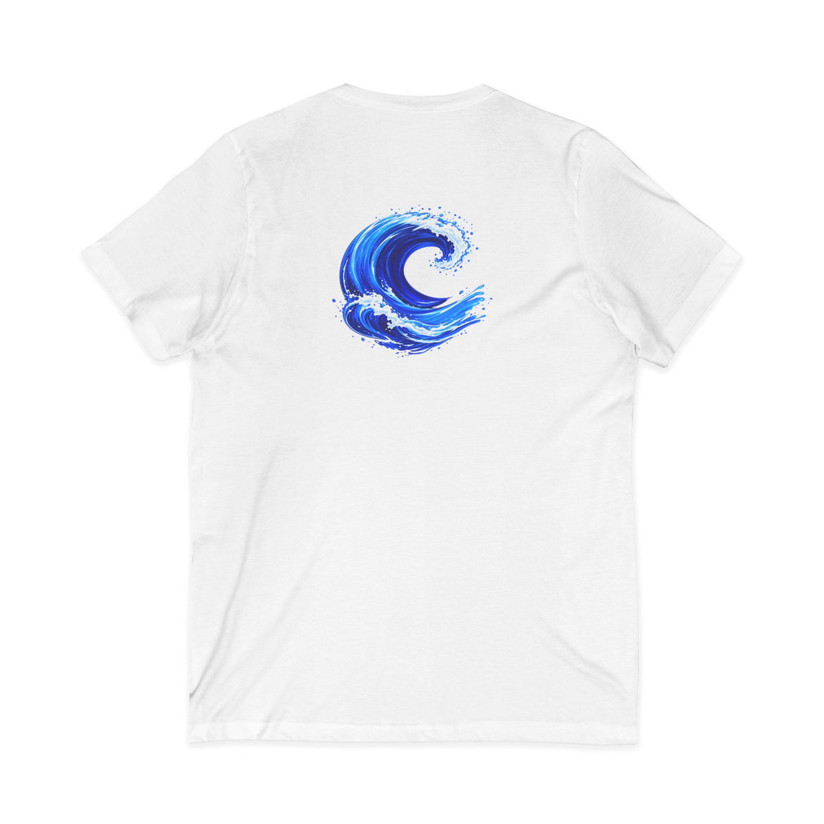 Blue Wave Men's V Neck