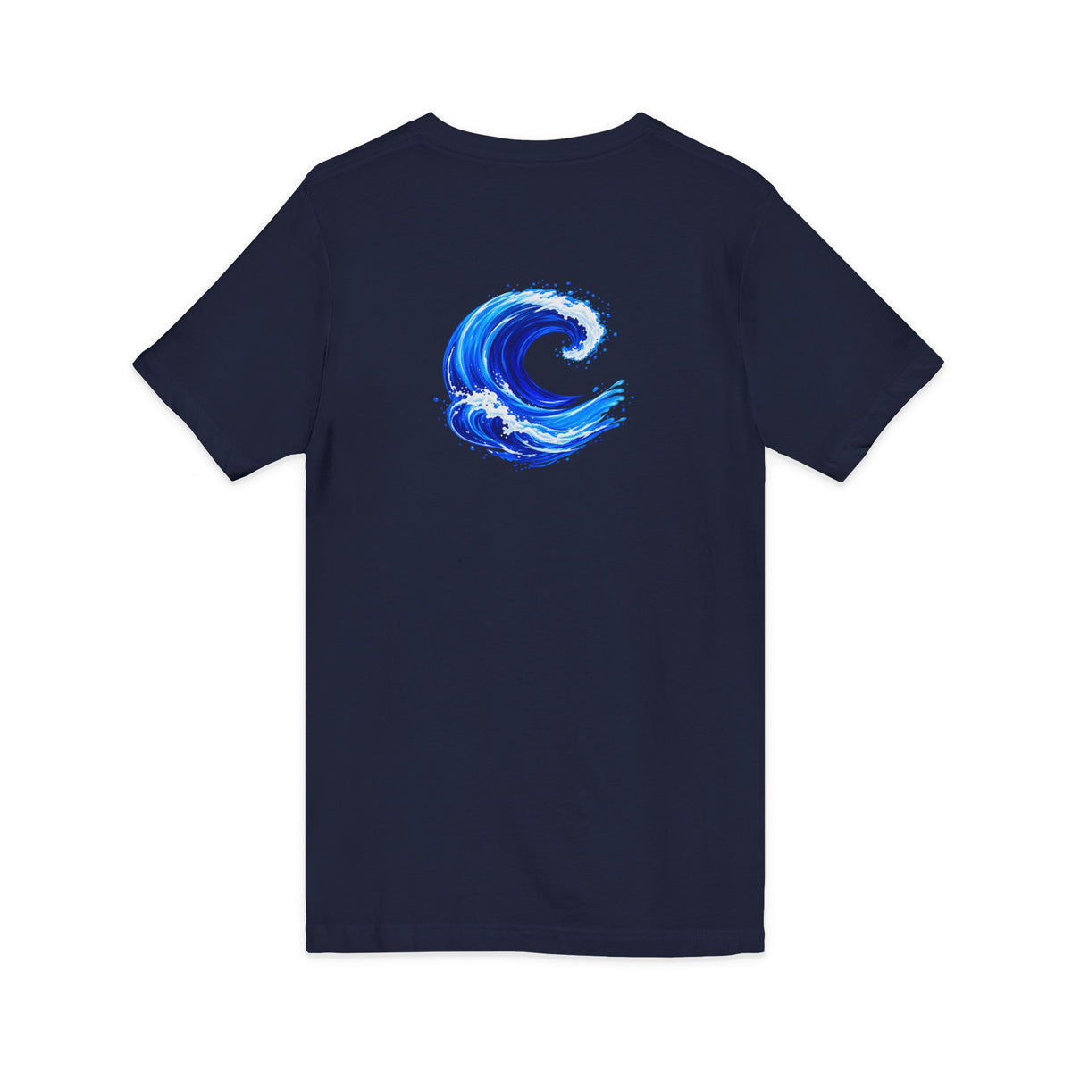 Blue Wave Men's V Neck