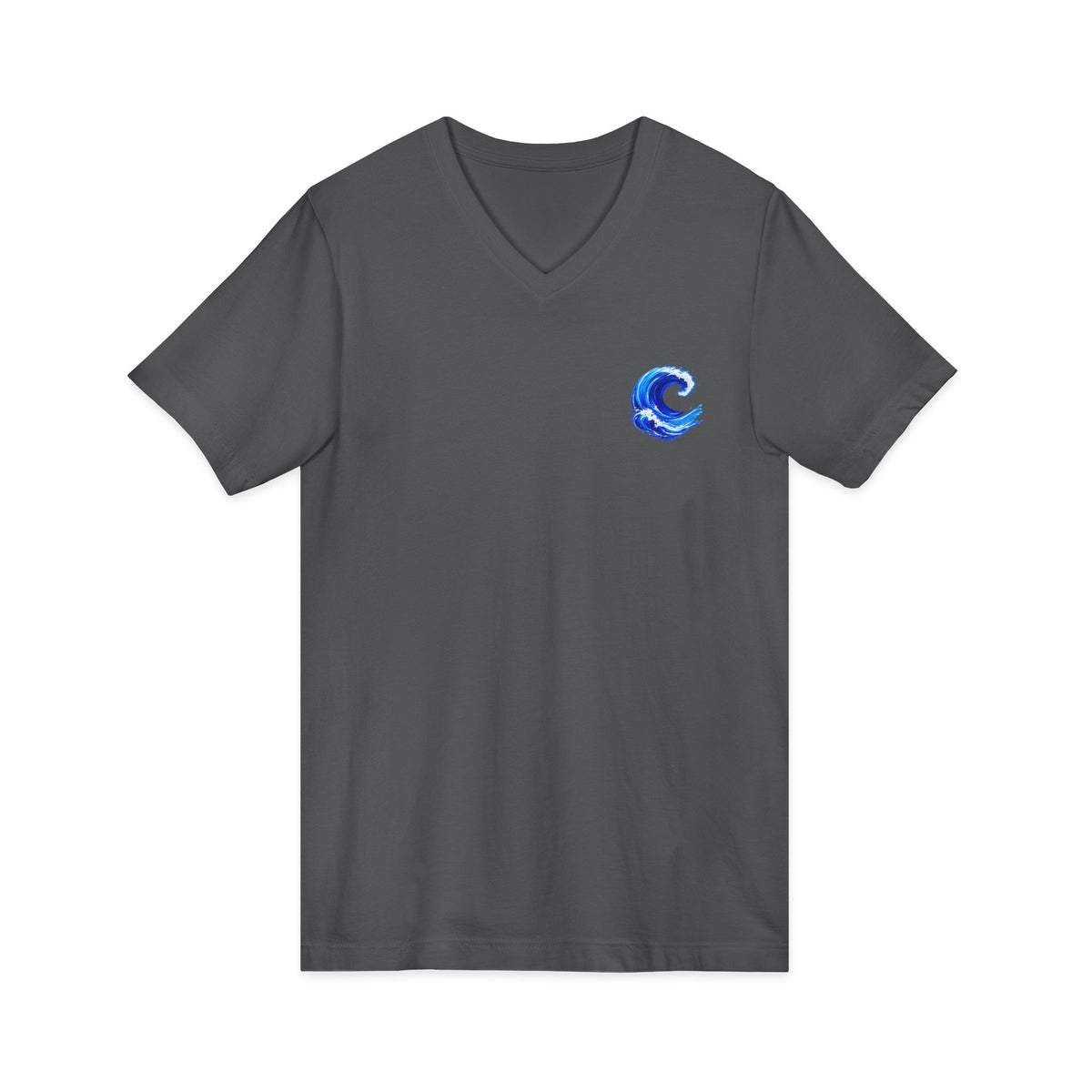 Blue Wave Men's V Neck