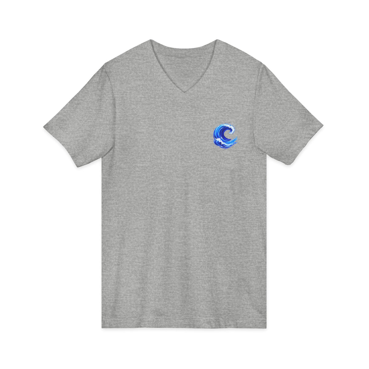 Blue Wave Men's V Neck