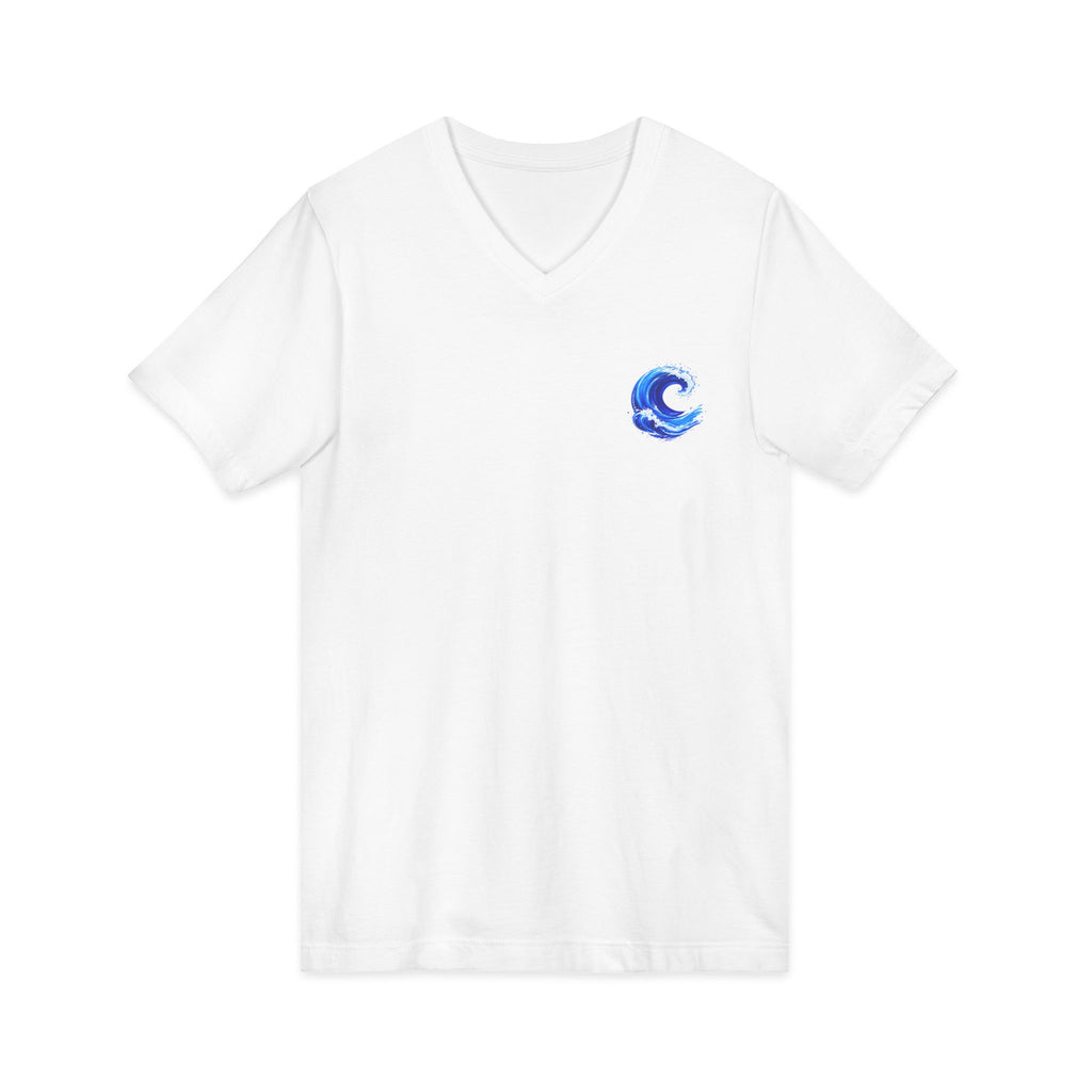 Blue Wave Men's V Neck