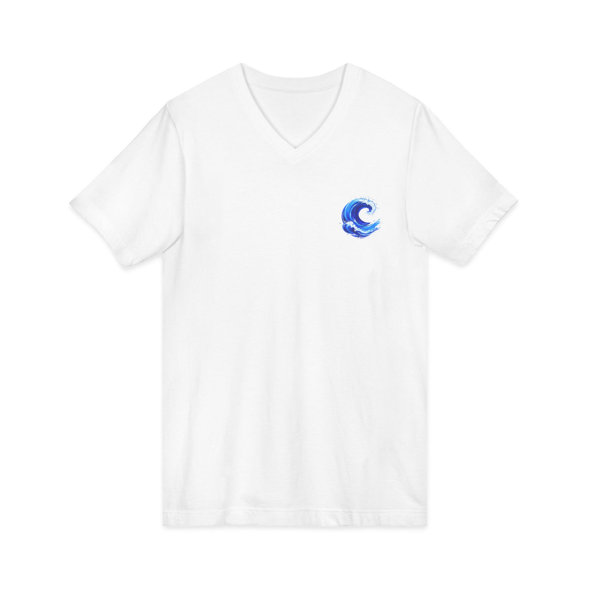 Blue Wave Men's V Neck