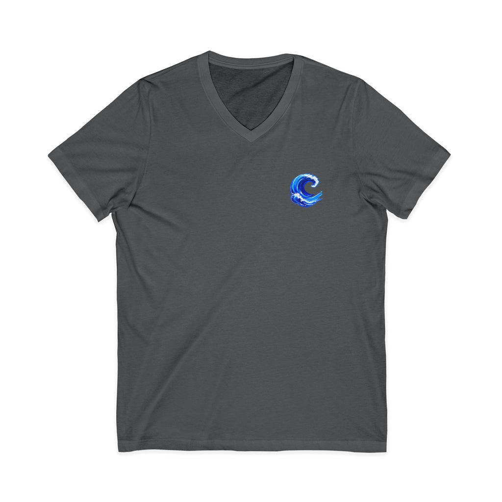 Blue Wave Men's V Neck