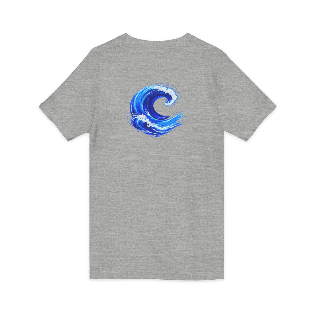 Blue Wave Men's V Neck
