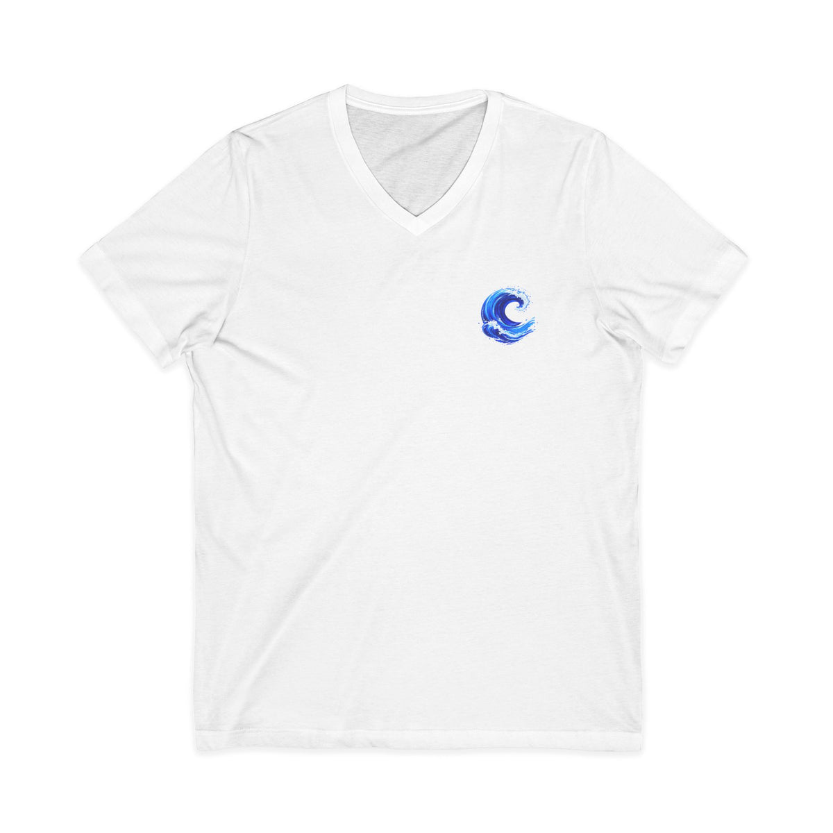 Blue Wave Men's V Neck