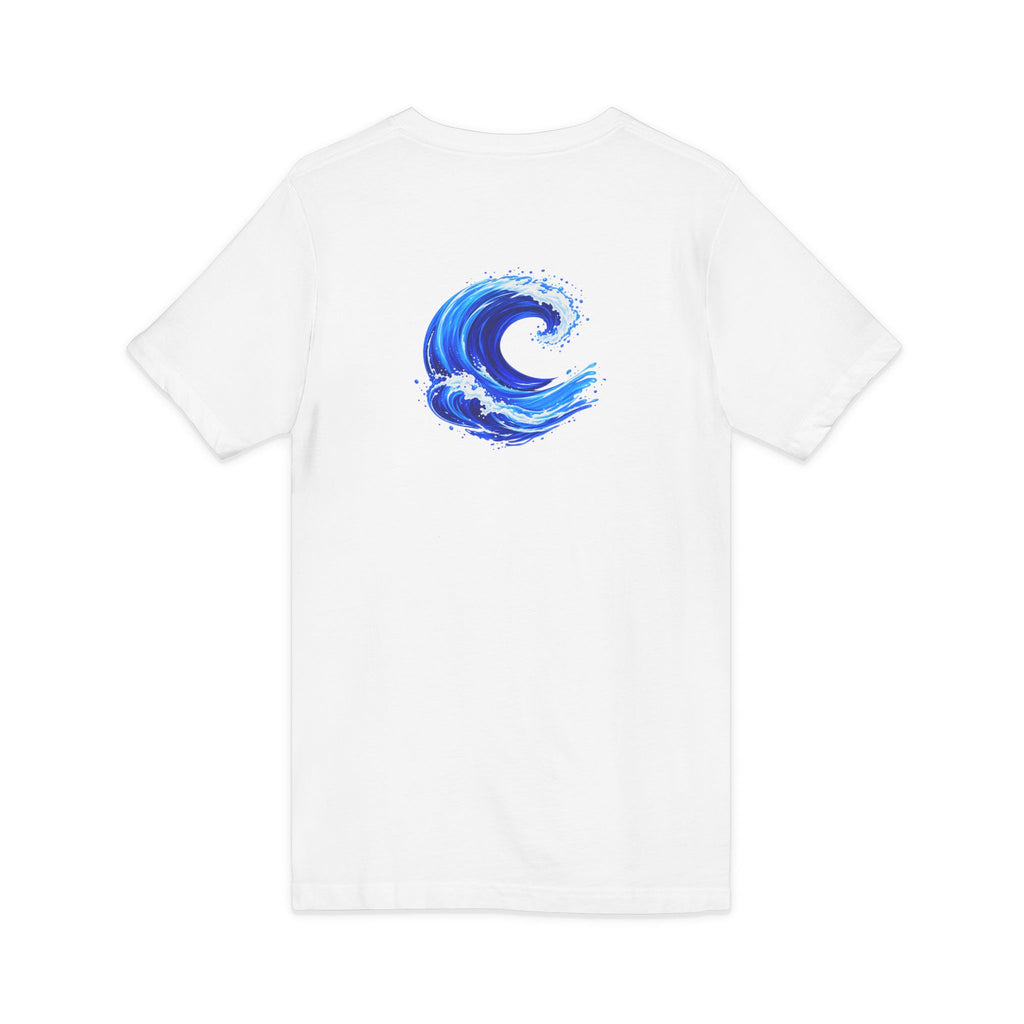 Blue Wave Men's V Neck