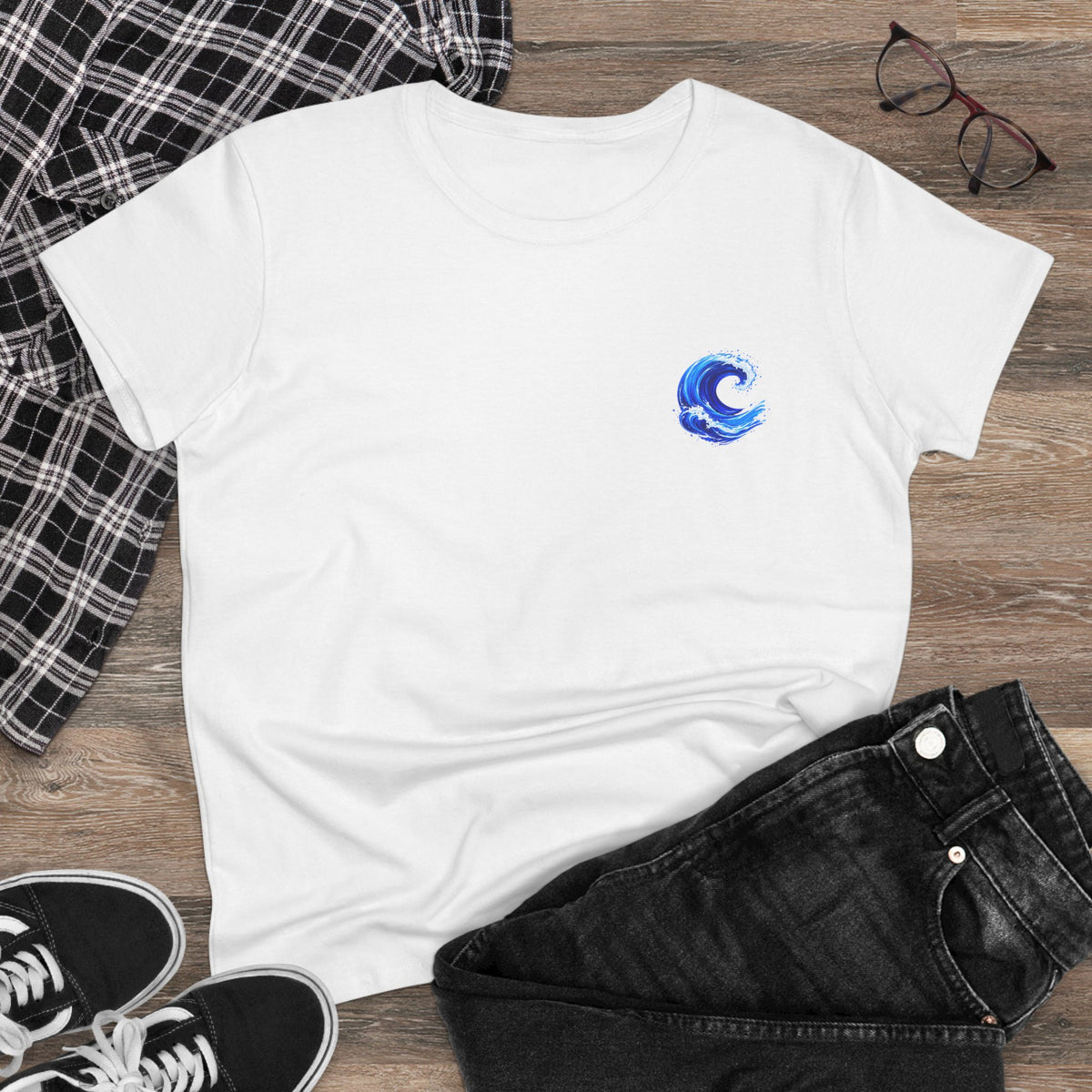 Blue Wave Women's Crew Neck