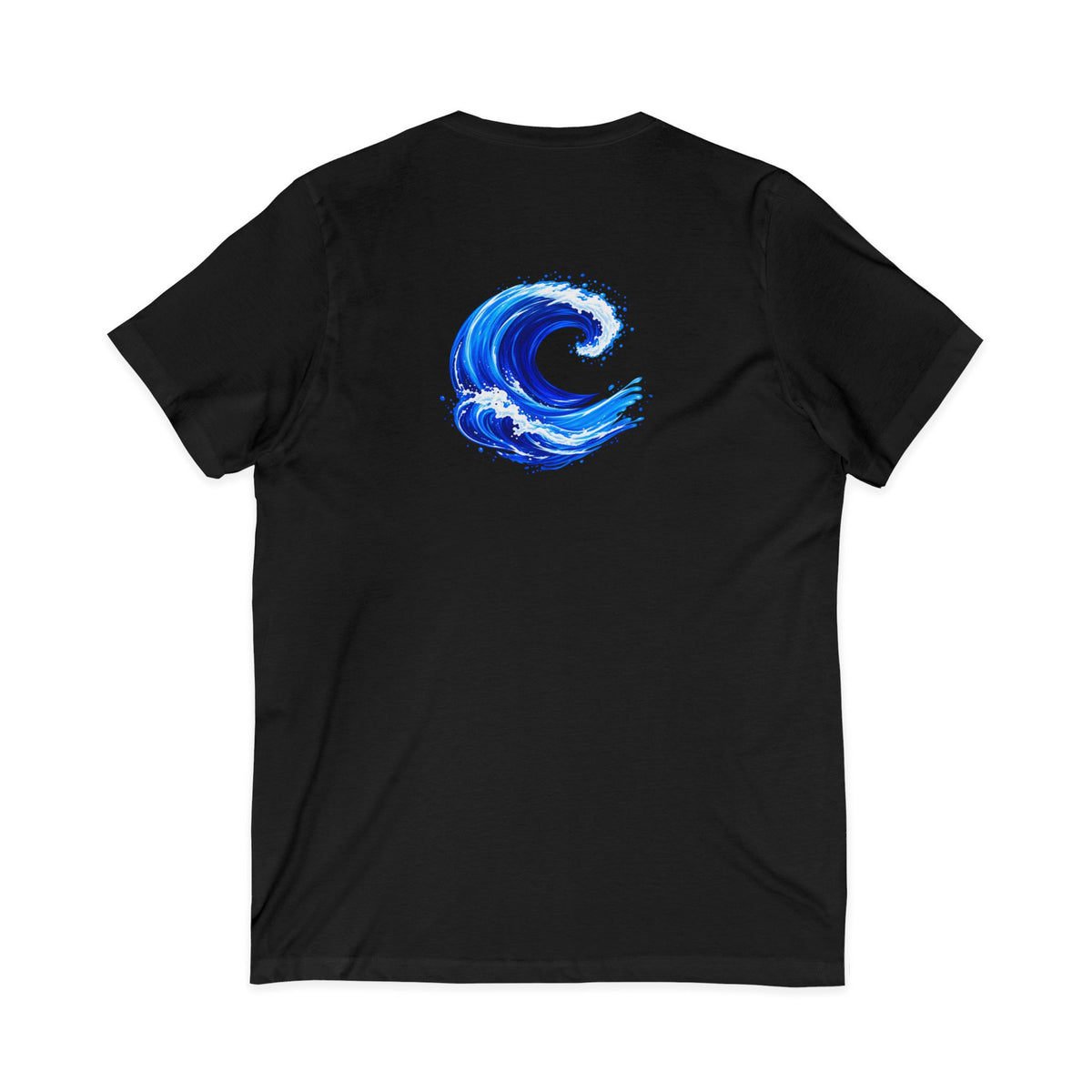 Blue Wave Men's V Neck