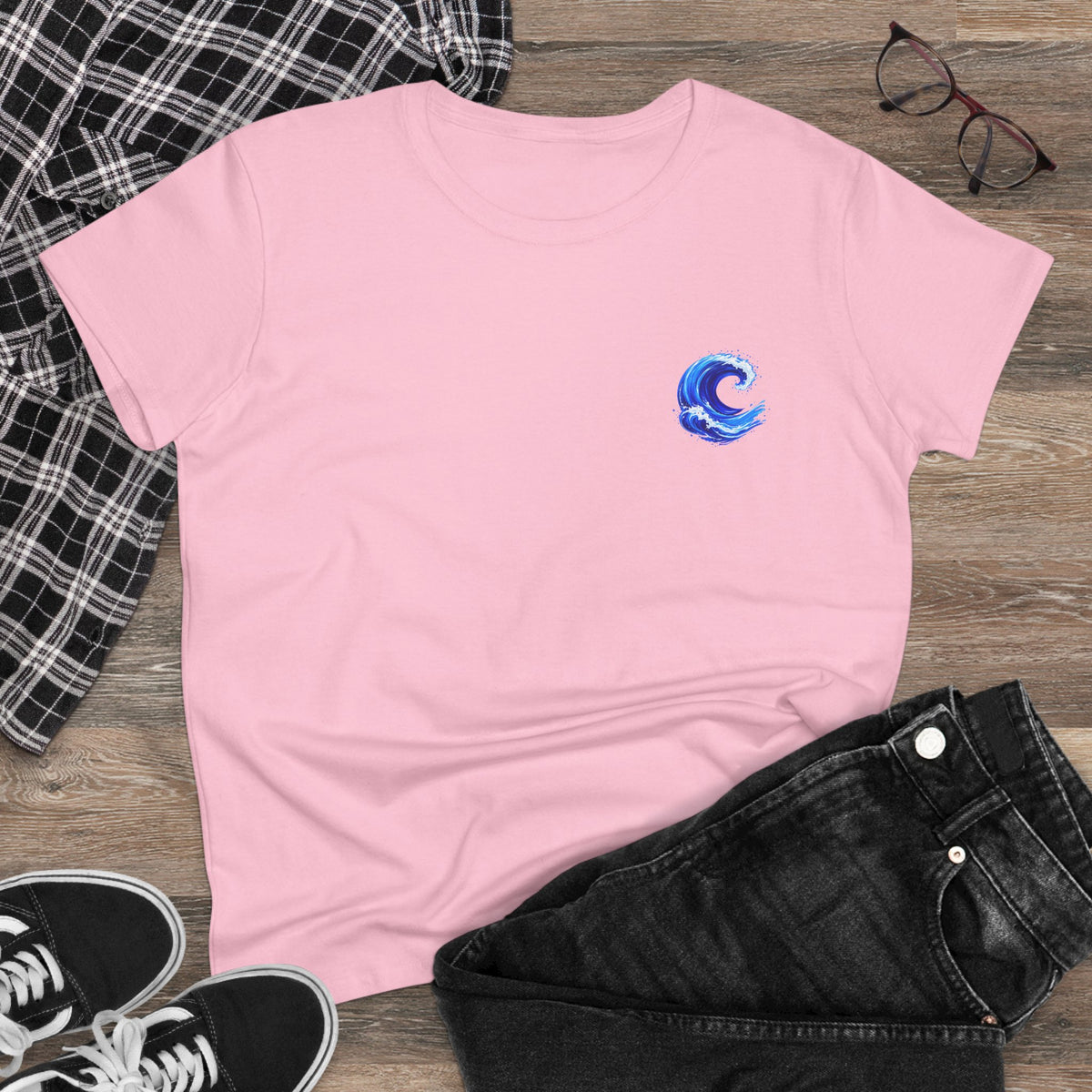 Blue Wave Women's Crew Neck