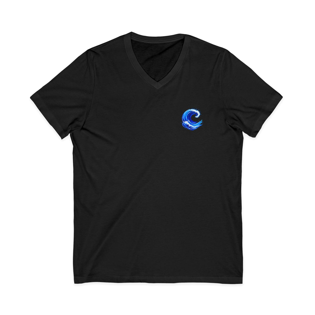 Blue Wave Men's V Neck