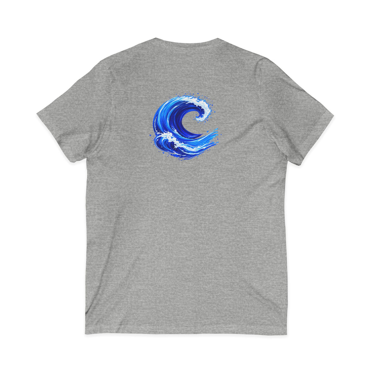 Blue Wave Men's V Neck