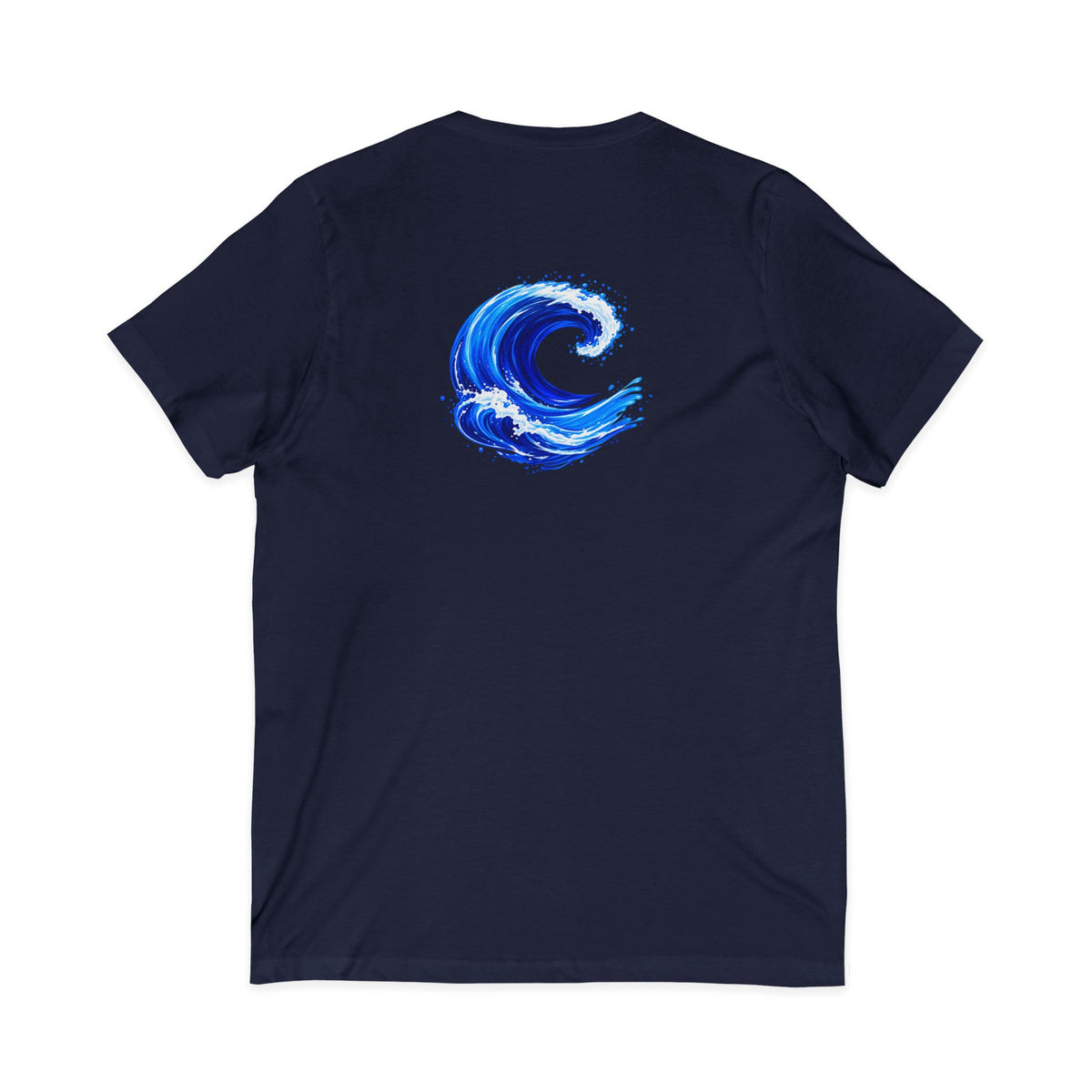 Blue Wave Men's V Neck