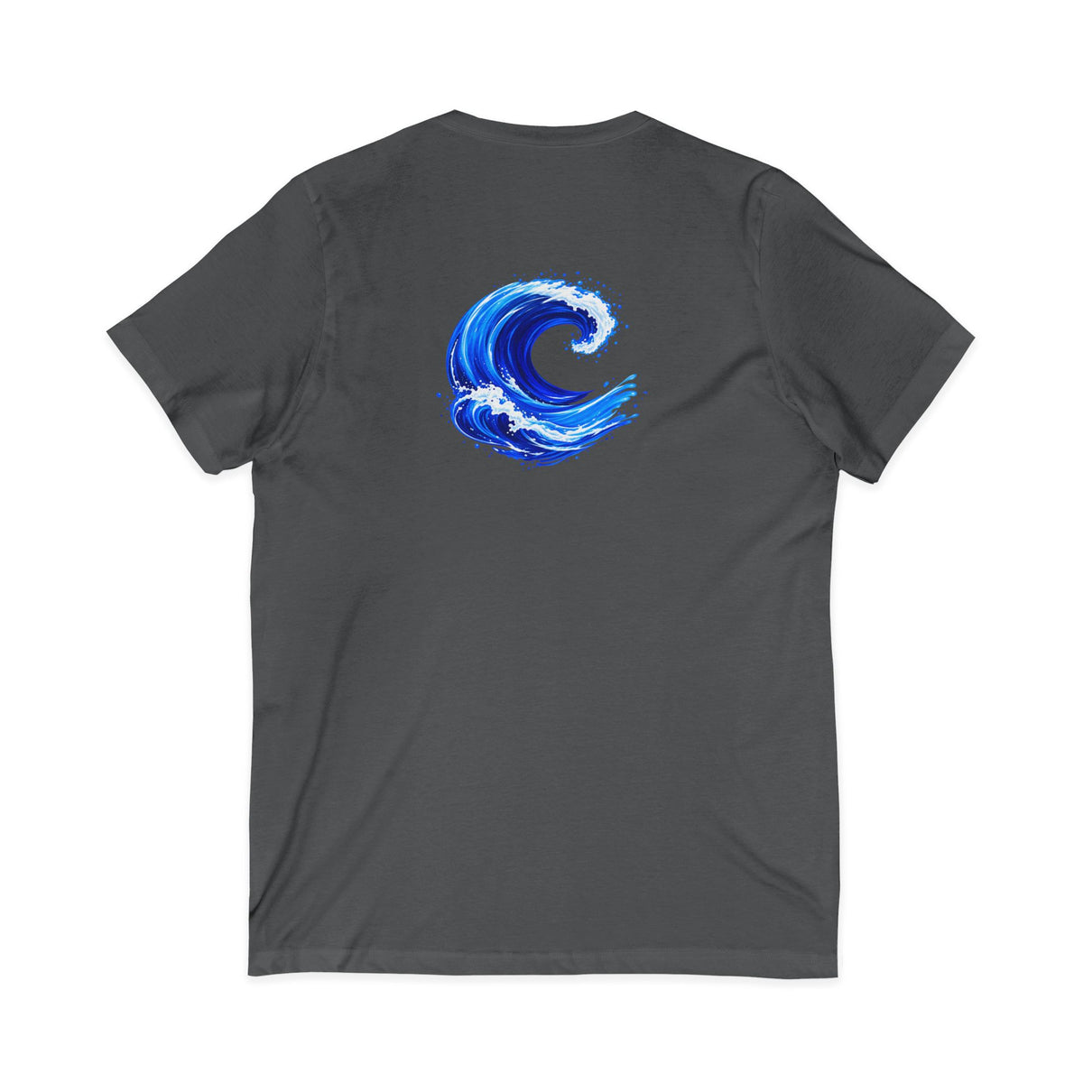 Blue Wave Men's V Neck